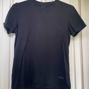 Bershka Men's Black Tee
